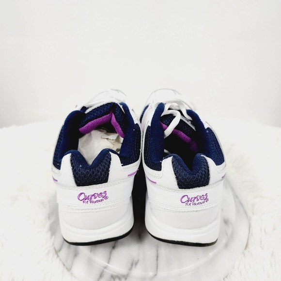 Curves For Women Rocker Sneakers Casual Walking Shape Up Toning Leather Size 10 - Picture 13 of 16